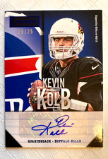 2013 Panini Playbook Signatures Blue 25/25 Kevin Kolb #12 Auto Eagles Bills
