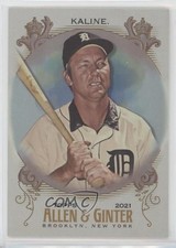 2021 Topps Allen & Ginter's Hot Box Silver Portrait Al Kaline #137 HOF fm0
