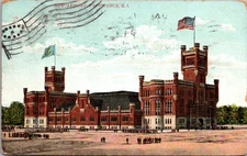 New Armory PROVIDENCE, Rhode Island RI military c1907 Postcard