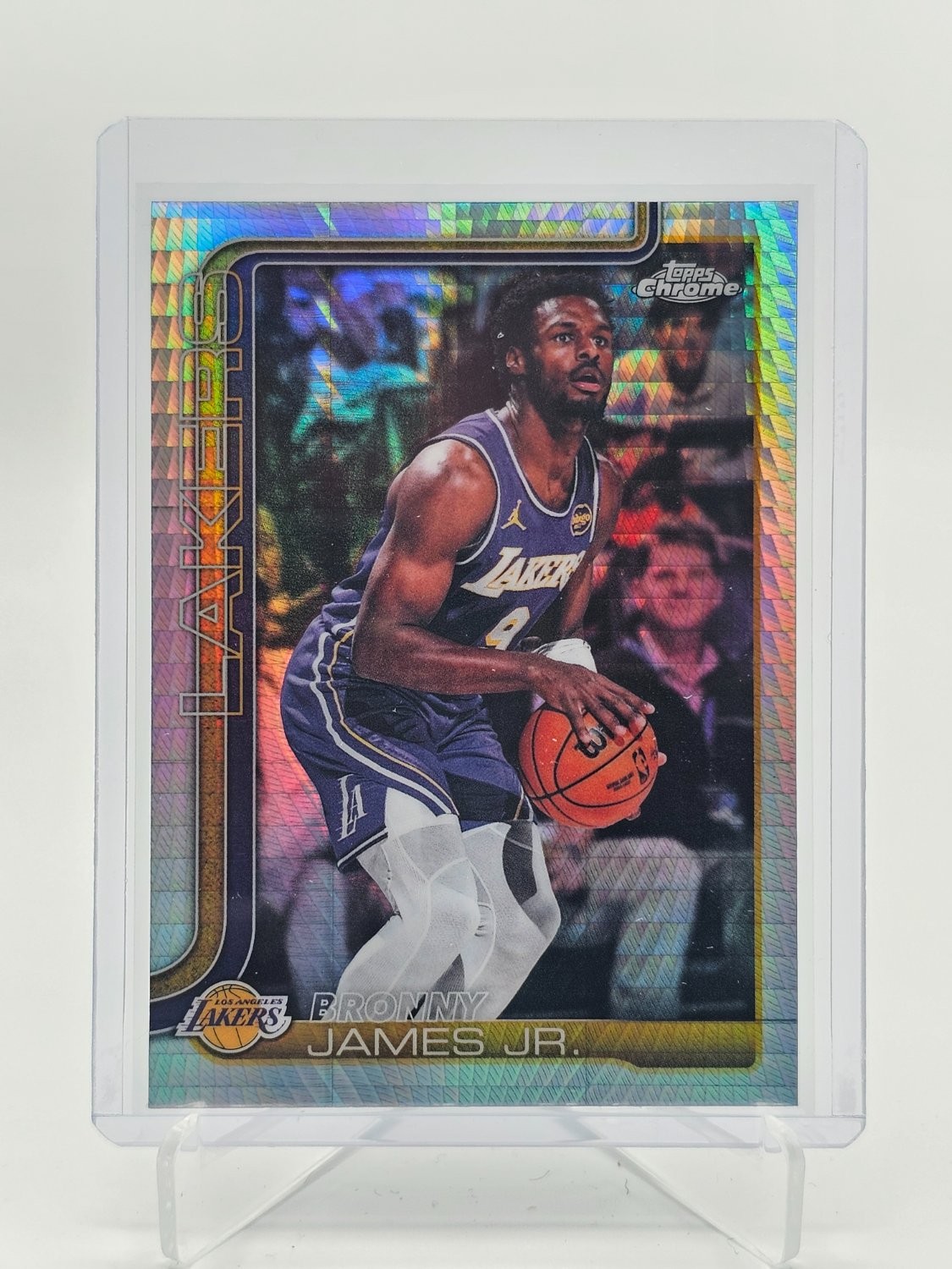 2025-26 Chrome Update Prism Bronny James Jr. #103 Refractor