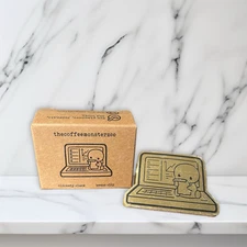 TheCoffeeMonsterzCo TCMC |  Clickety Clack Brass Clip