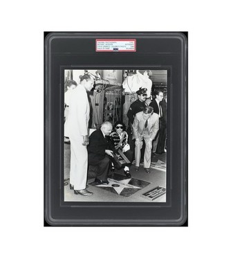1984 Michael Jackson Hollywood Walk Of Fame Type I Photo. PSA/DNA