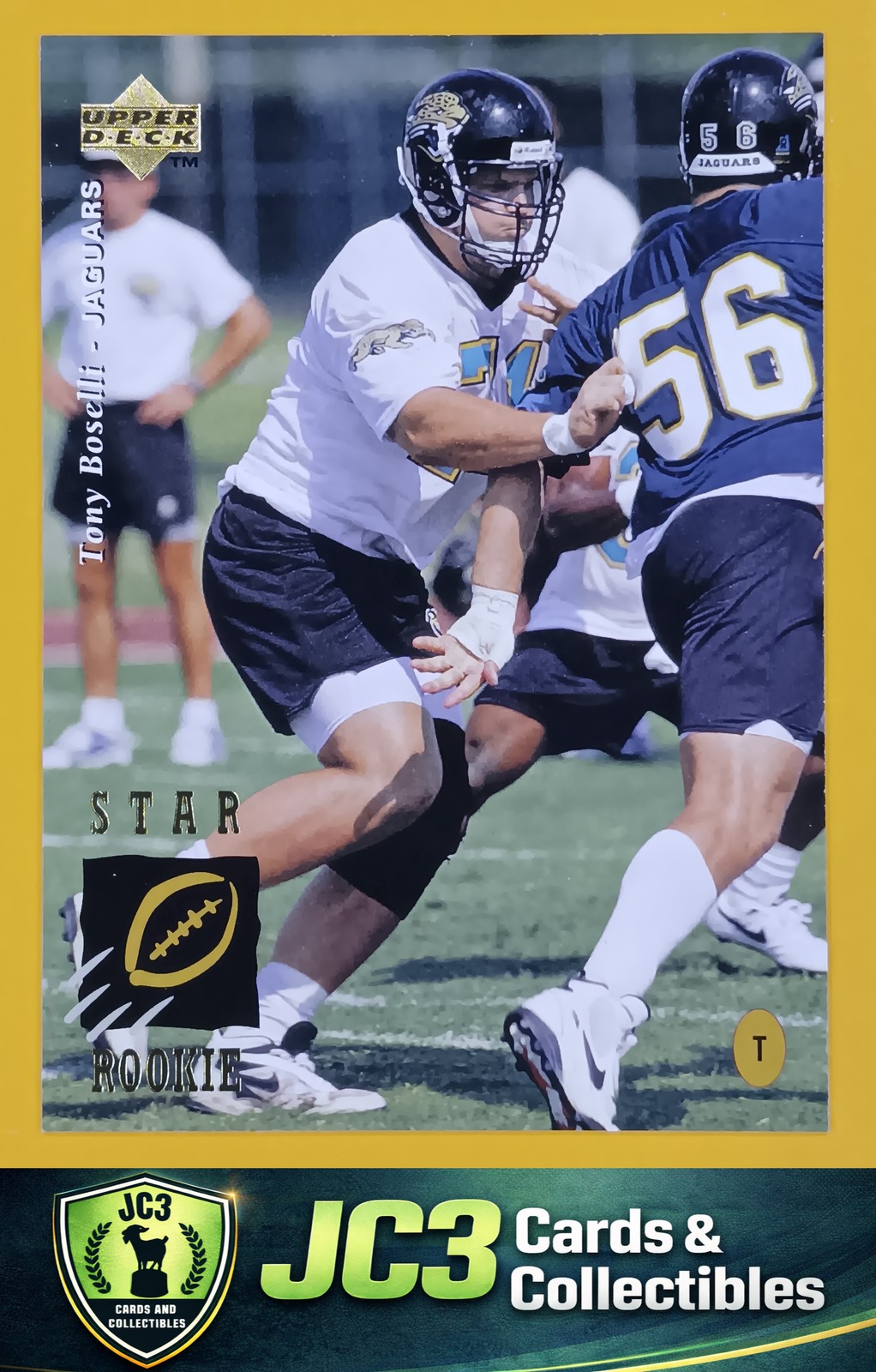 1995 Upper Deck Star Rookie Tony Boselli #2 Jacksonville Jaguars Rookie