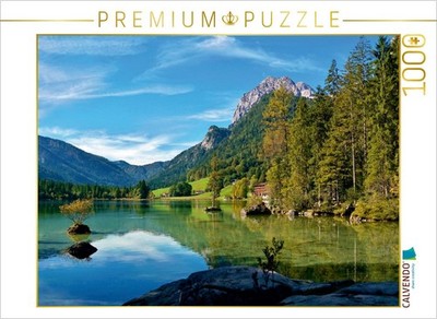 CALVENDO Puzzle Im Wald am Hintersee 1000 Teile Puzzle quer | 1000 Teile Lege-Gr