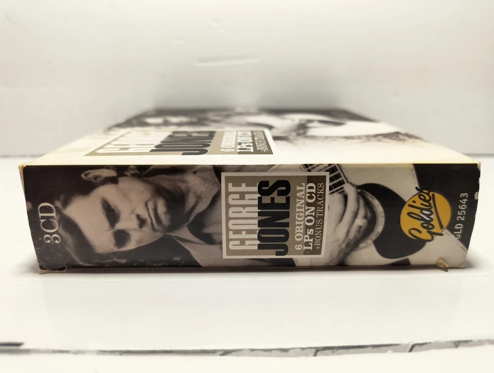 George Jones - 6 LP originales en CD + pistas adicionales (caja de 3 CD) discos raros casi nuevos Foto 4 de 4
