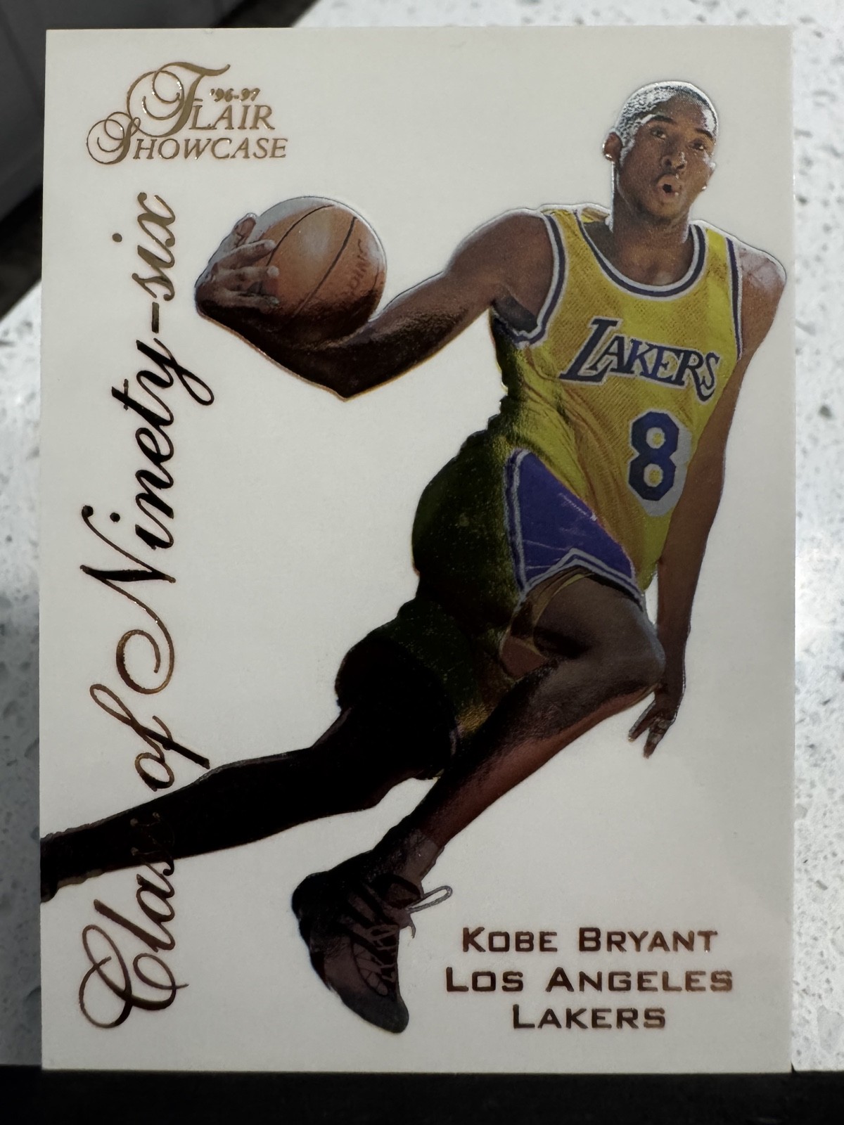 Kobe Bryant 1996 Flair Showcase #4 Class of '96 Price Guide