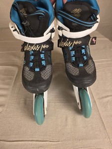 K2 Alexis Pro 84W Inline Skates Women's Size 7 Black Blue