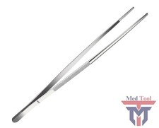 24" Extra Long Aquarium Tweezers Straight Tip Forceps Stainless Steel