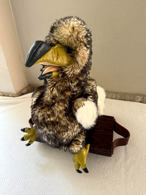 Folkmanis Dodo Bird Full Body Hand Puppet Plush Open Close Mouth 17'' RARE