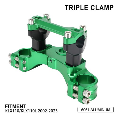 #ad KLX110 Motorcycle Triple Clamp 7 8quot; 22mm for KLX110 KLX110L 2002 2023 Dirt Bike $65.99