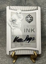 2017 Panini Limited Alan Page Auto True 1/1 black ink Printing plate Vikings