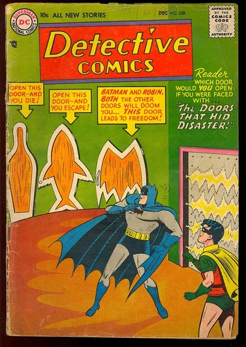 Detective Comics #238 Early Silver Age Batman Vintage DC Comic 1956 GD-VG
