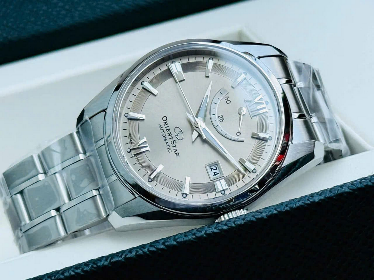 Orient Star Sapphire Crystal Automatic Gray Dial Men's Watch RK