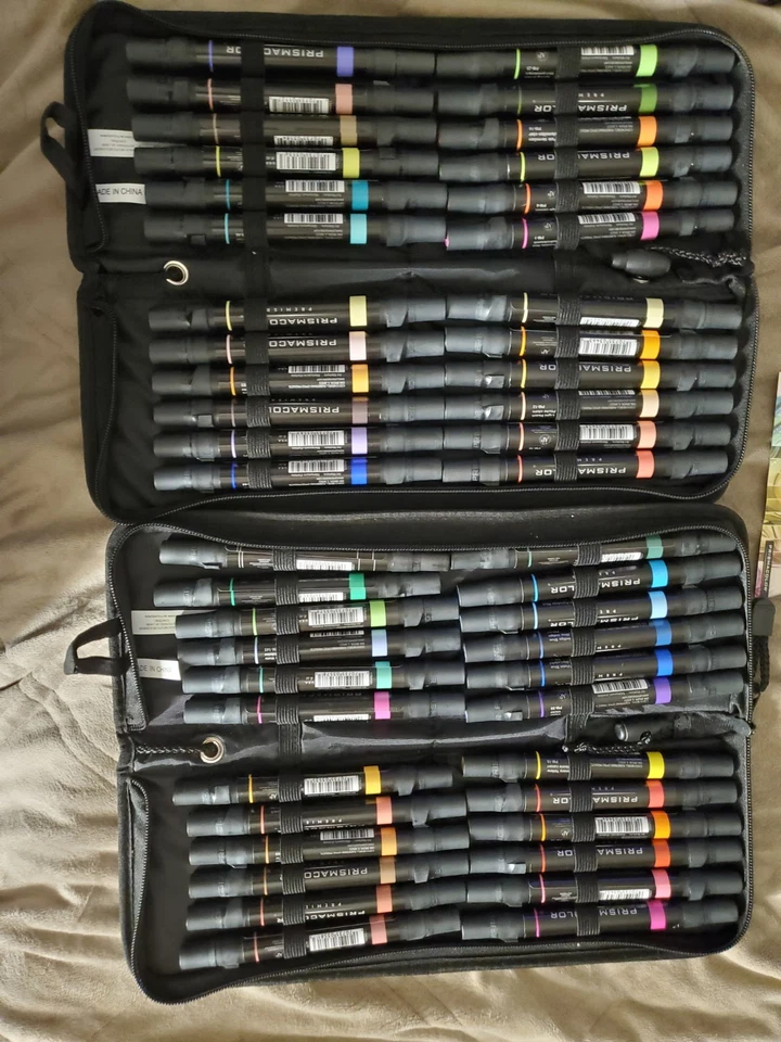 Prismacolor Premier 48 Art Markers,Professional Artist, New “CHISEL / FINE TIPS” - Image 2 of 4