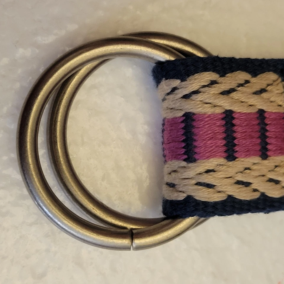 Relic by Fossil Woven Belt 37" Retro 90s-Inspired Preppy Nautical Heritage Style - Image 3 of 4