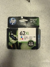 HP 62XL Tri Color Ink C2P07AA Genuine Sealed Cartridge Exp 4/2023