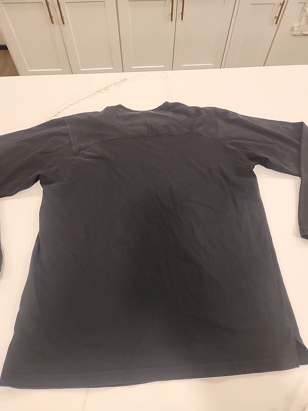 The North Face Men Small Solid Black 100% Cotton … - image 11