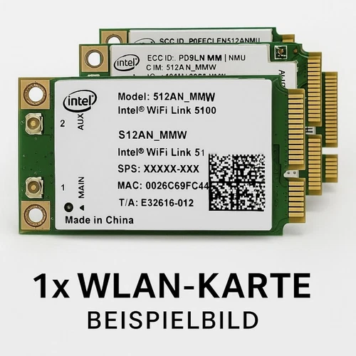 Intel Wireless WiFi Link 5100 512AN_MMW Mini PCI-E WLAN Netzwerkkarte 802.11abgn