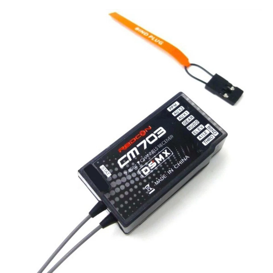 2.4GHz 7CH/DSMX Receiver PPM Compatible with JR DEVO10 - Bild 4 von 4