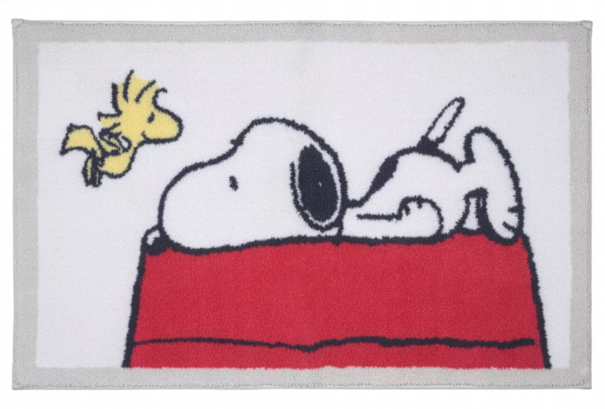 The Big One Snoopy Peanuts Bath Rug Set 2pc 20x32 17x24 Bathroom