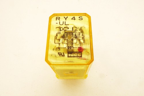 IDEC RY4S-UL DC 12V Ice Cube Relay NEW NO BOX - Picture 2 of 5