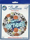 CTI Superloons Happy Birthday 17" Foil Balloon  ~ ranjacuj
