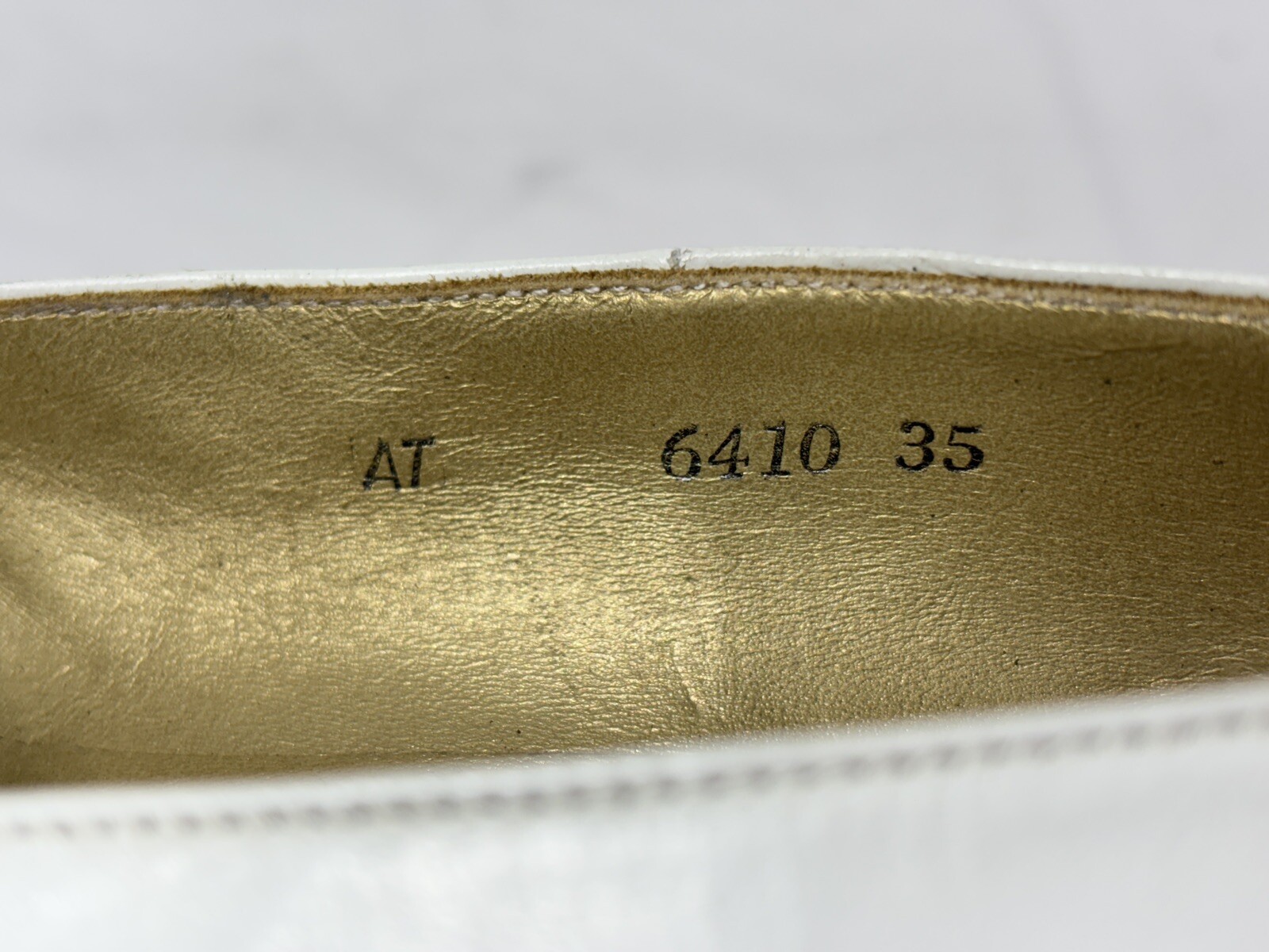 Saint Laurent decolte tacco bianco pelle taglia 5