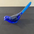 Vintage Fenton Cobalt Blue Bird of Happiness With Long Tail~7 Inch~Marked
