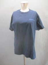 O'NEILL Size L Mens Navy 100 Cotton Crew Neck Short Sleeve Athletic T-Shirt 544