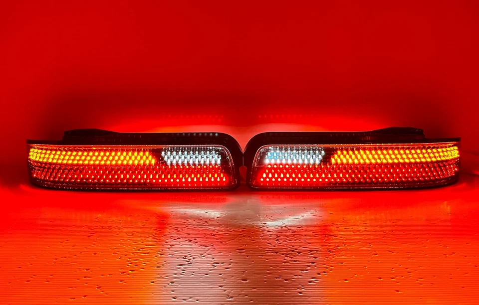 JDM Nissan Silvia S13 240SX Luz Trasera LED Completa Intermitente Secuencial SR20 CA18 SR Foto 2 de 4