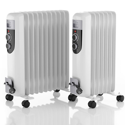 TroniTechnik Ölradiator Elektroheizung bis 2500W Radiator Öl Heizkörper Heizung