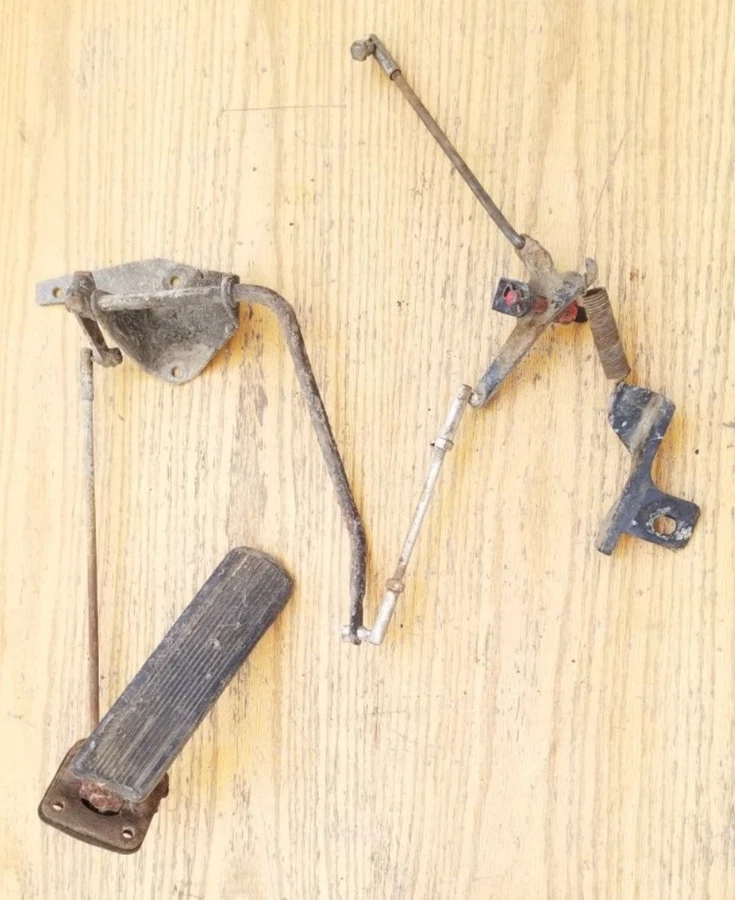 Pedal de gasolina Linkage para carburador 1949 Plymouth Chrysler Dodge Mopar DeSoto 49 50 - Imagem 2 de 4