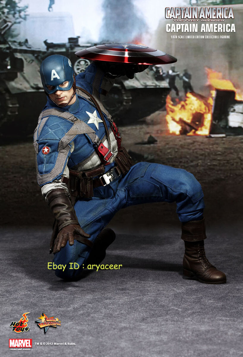 Hot Toys MMS156 The First Avenger Captain America 1/6 Action