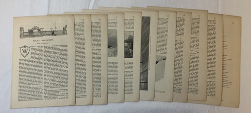 1889 article ~ RAILWAY MANAGEMENT by E.P. Alexander
