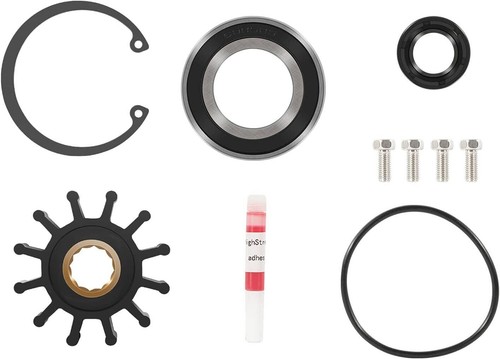 For 1999-2005 Volvo Penta Water Pump Impeller Kit 3.0 4.3 5.0 5.7 8.1L, 21214599 - Picture 8 of 8