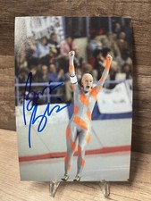 Bonnie Blair Olympic Gold Medal Speedskater Hand Signed 4x6 Photo TC46-1452