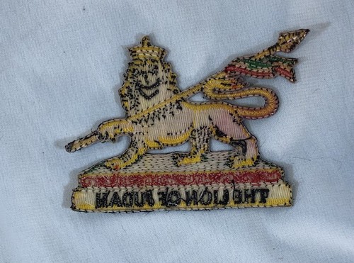 Lion Of Judah Patch 3 1/2 X 2 1/2” NOS C6 - Picture 2 of 2