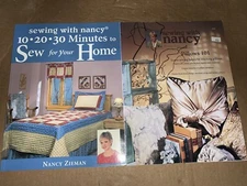 THE BEST OF SEWING WITH NANCY LOT OF 2