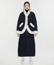 Ienki Ienki Shearling-trim Shell Jacket. Size S. Rrp £1100