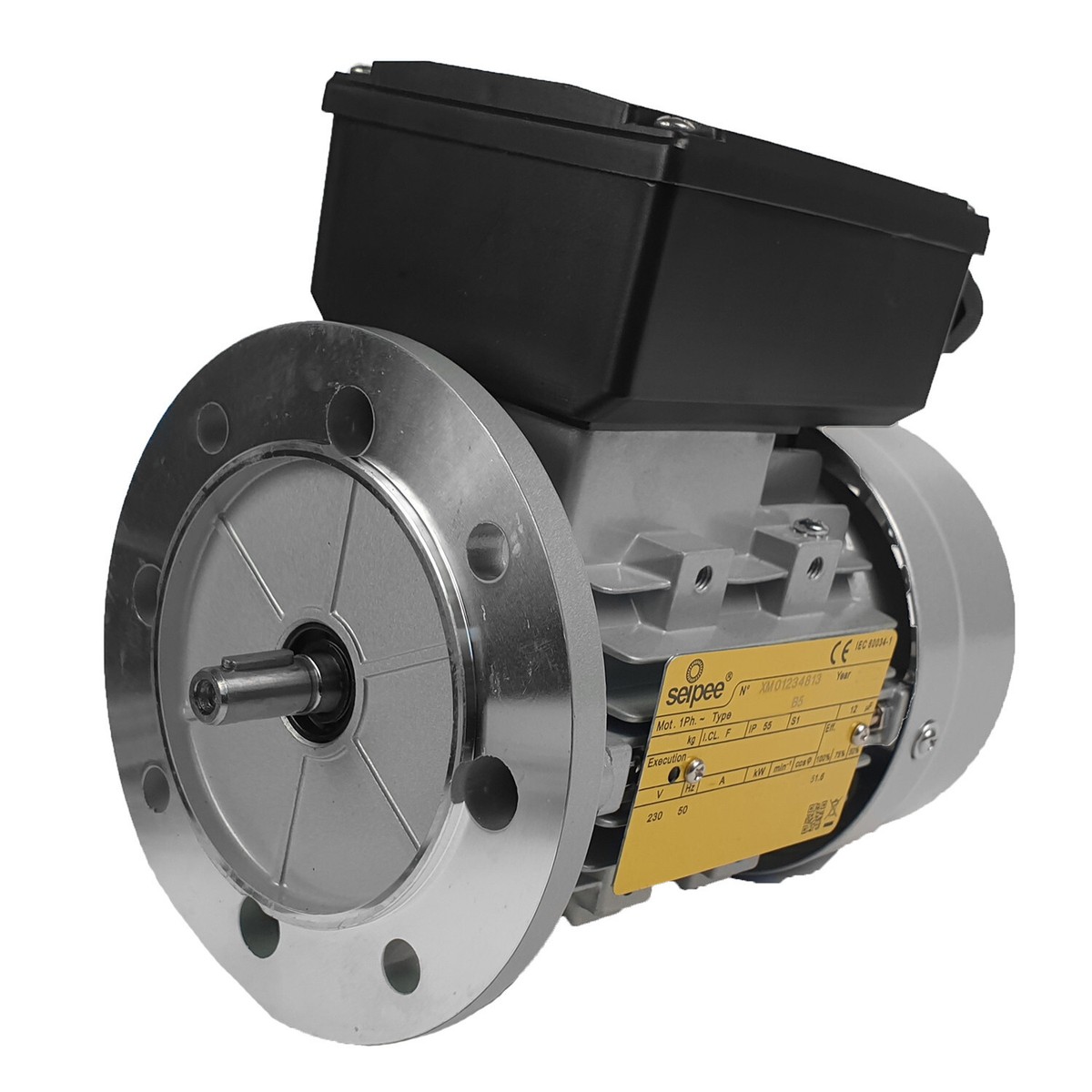 Motore elettrico monofase 220v 0.18kw 1500rpm - Mmd63g4b34 flangia B34