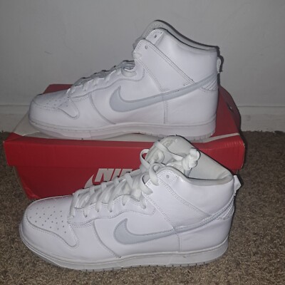 靴 NIKE DUNK HIGH Pure Platinum BUY Nike Dunk High GS Pure Platinum | Kixify Marketplace