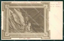 Military Regimental IXth Infantry Regiment Borgoforte postcard XF4319