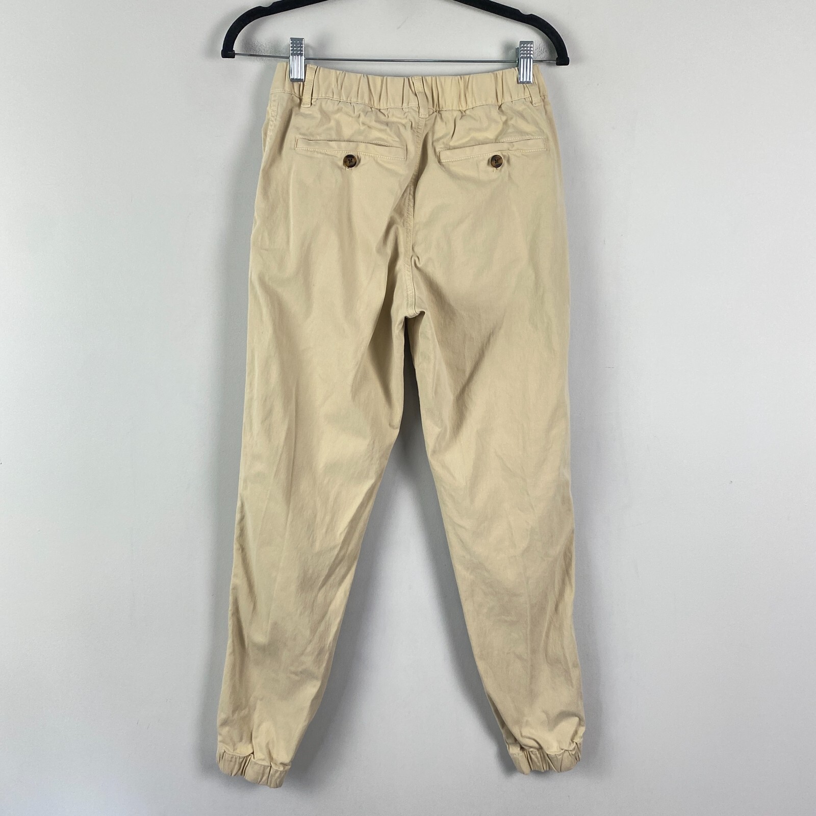 Bearbottom Pants Small Beige Solid Jogger Cuff St… - image 4