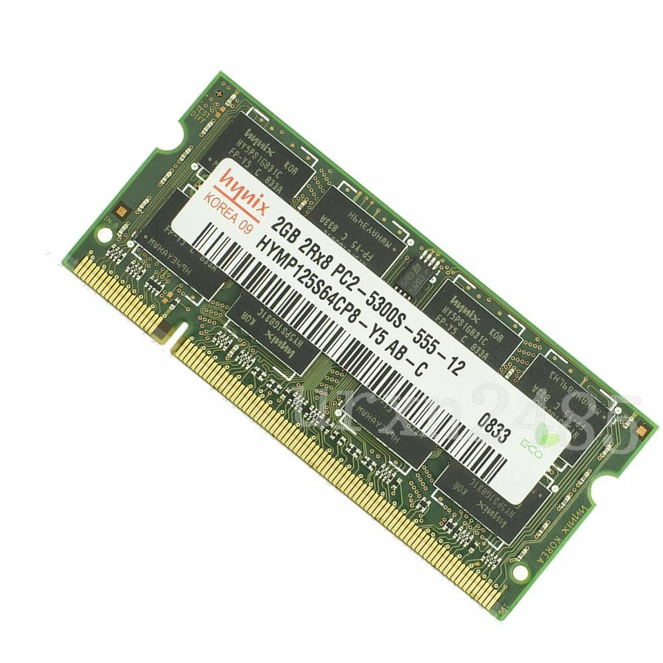 4GB 2x 2GB DDR2 667MHz PC2-5300S 200Pin CL5 SODIMM Laptop Memory SDRAM Hynix BT - Image 3 of 4