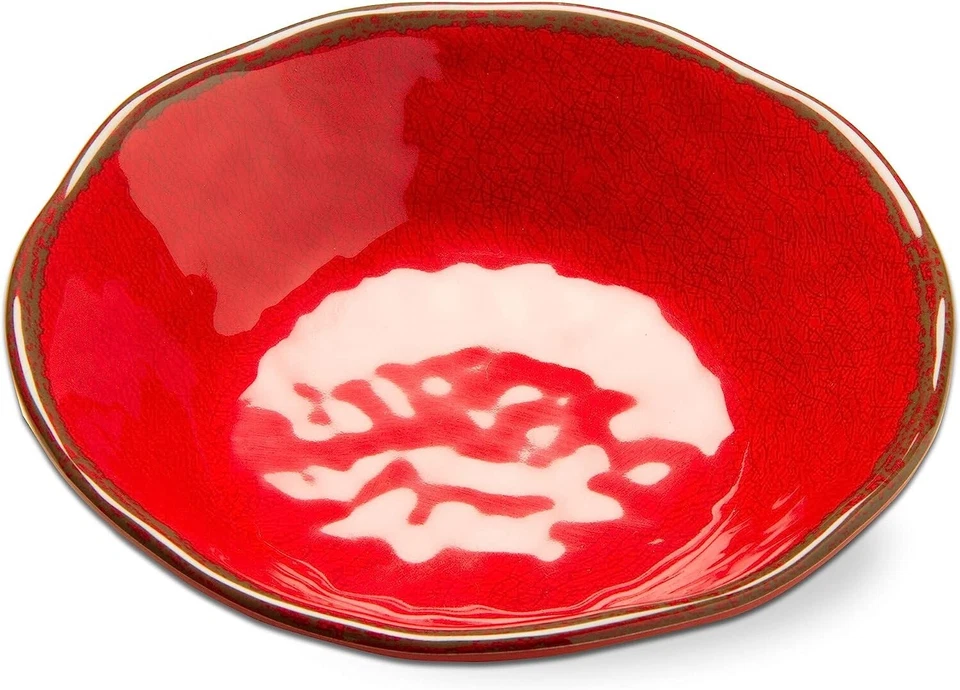 TAG Veranda Melamine Bowls, Red - Set of 4 (206409) - Image 3 of 4