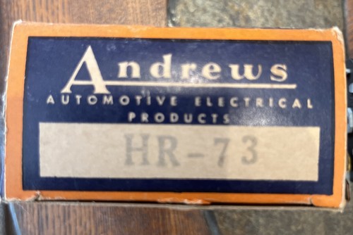 NOS 41-47 MERCURY FORD PASS & TRUCK 6 & 8 HORN RELAY NEW ANDREWS HR-73 IN BOX - Bild 2 von 7