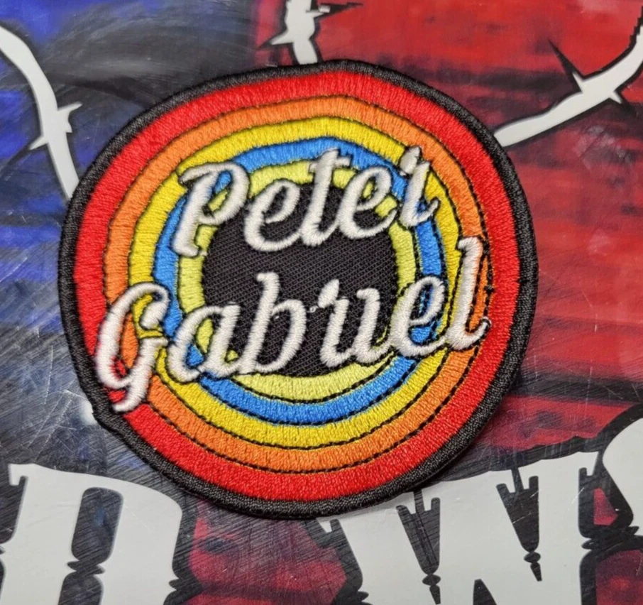 EMBROIDERED PETER GABRIEL ROCK BAND PATCH (Please Read Ad)