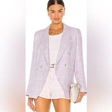 RRP US$698 Veronica Beard Lavender Check Line...