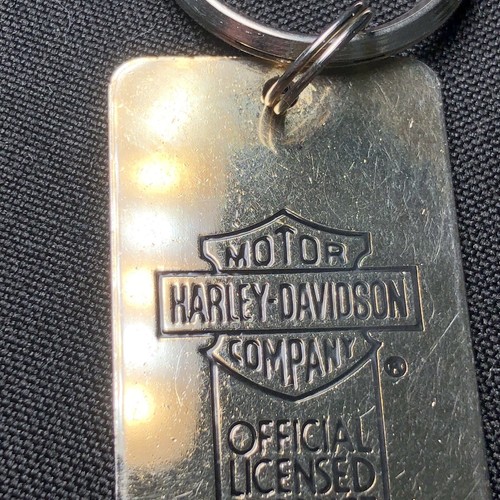 Vintage Harley Davidson Baron 1984 Keychain Artistry In Iron Gold Wings Key Ring - Picture 6 of 11