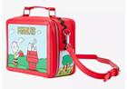 Loungefly Peanuts Charlie Brown & Snoopy Crossbody Bag Lunchbag lunch box New — photo 3